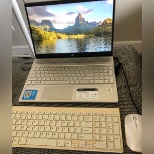 HP Pavilion Laptop and wireless keyboard and mouse
